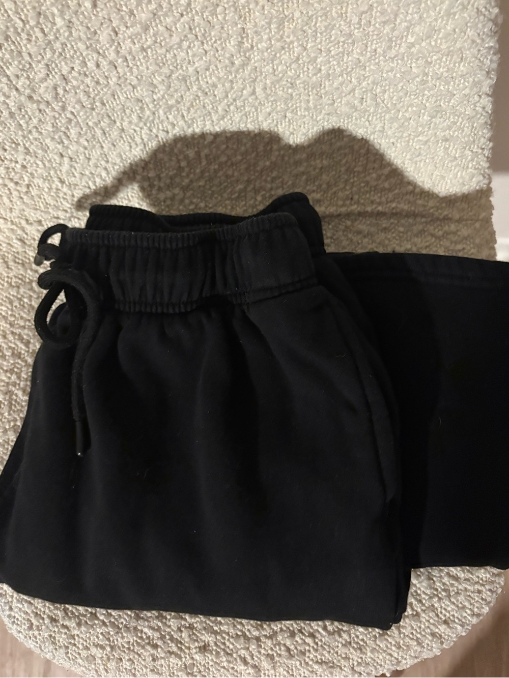 Black Drawstring Sweatpants